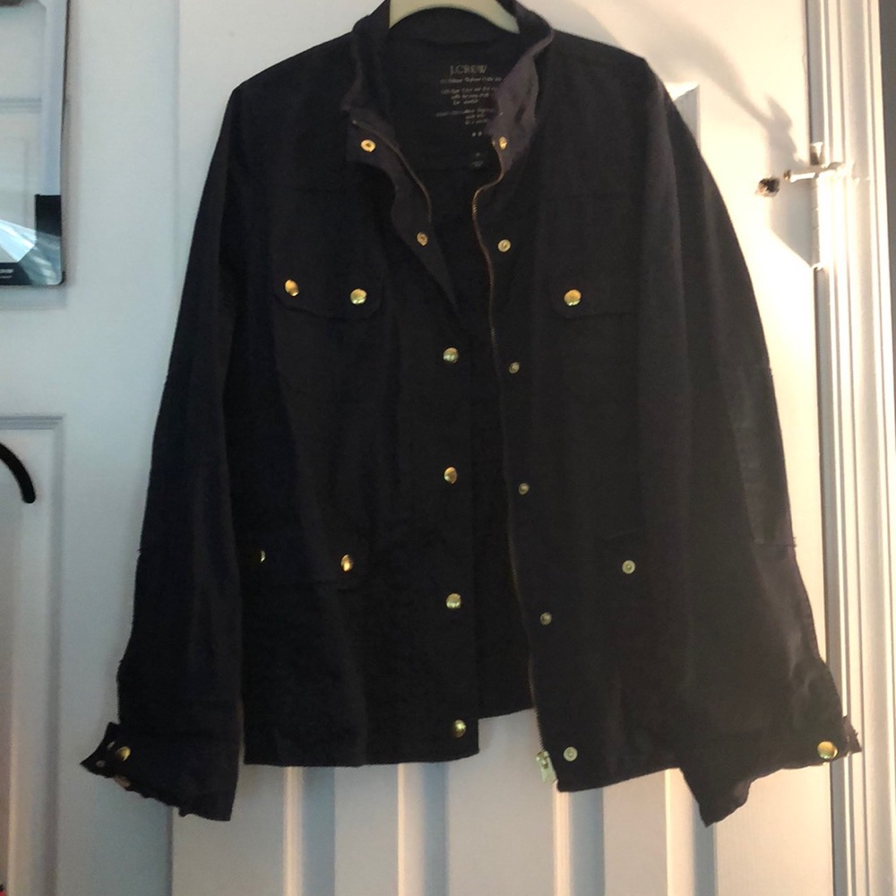 Jcrew navy field jacket xl